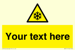 Custom Snowflake Sign